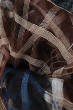 Load image into Gallery viewer, Natural Dye Shibori Filature Silk Stole