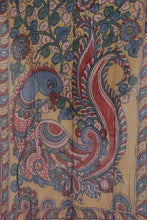 Load image into Gallery viewer, Natural Dye Hand-Painted Kalamkari Cotton x Silk Stole