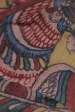 Load image into Gallery viewer, Natural Dye Hand-Painted Kalamkari Cotton x Silk Stole