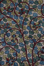 Load image into Gallery viewer, Natural Dye Hand-Painted Kalamkari Silk Stole