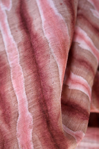 Natural Dye Shibori Cotton x Silk Stole