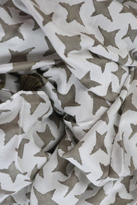 Natural Dye Block Print Silk Stole