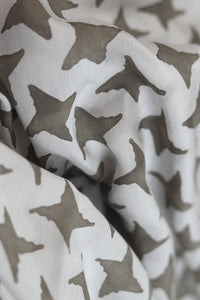 Natural Dye Block Print Silk Stole