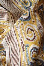 Load image into Gallery viewer, Natural Dye Block Print Mulberry Silk Stole