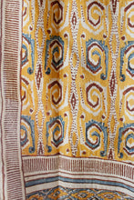 Load image into Gallery viewer, Natural Dye Block Print Mulberry Silk Stole