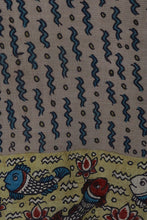 Load image into Gallery viewer, Natural Dye Hand-Painted Kalamkari Silk Dupatta