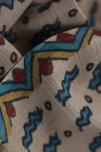 Load image into Gallery viewer, Natural Dye Hand-Painted Kalamkari Silk Dupatta