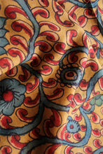 Load image into Gallery viewer, Natural Dye Hand-Painted Kalamkari Silk Fabric