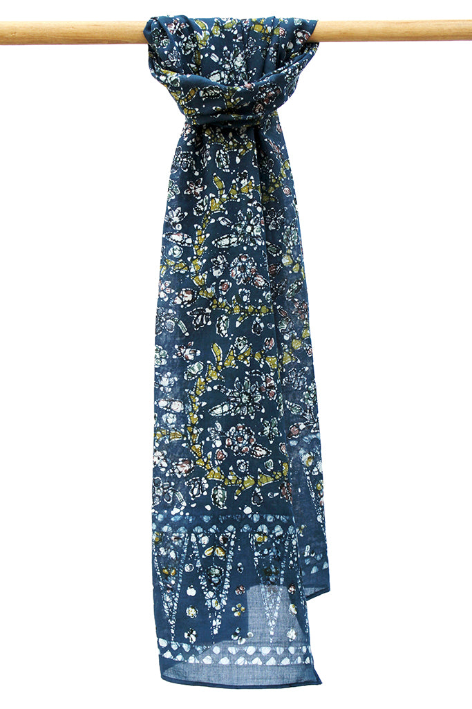 Safe Dye Batik Cotton Stole