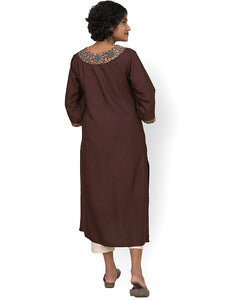 Kalamkari Patch Sleeved Tunic