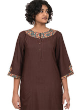 Load image into Gallery viewer, Kalamkari Patch Sleeved Tunic