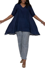 Load image into Gallery viewer, Natural Dye Indigo &#39;CHIERO&#39; Tunic