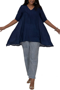 Natural Dye Indigo 'CHIERO' Tunic