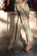 Load image into Gallery viewer, Natural Dye Hand Block Printed &#39;DIVINE&#39; Straight Pants