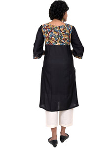 Kalamkari Patch Sleeved Tunic