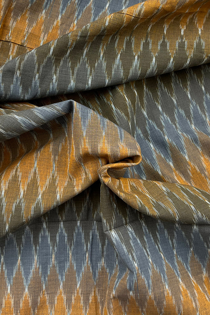 Safe Dye Ikat Cotton Fabric