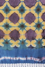 Load image into Gallery viewer, Natural Dye Shibori Cotton Stole