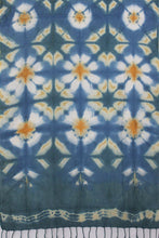 Load image into Gallery viewer, Natural Dye Shibori Cotton Stole