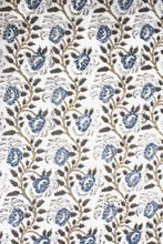 Load image into Gallery viewer, Natural Dye Block Print Cotton Fabric