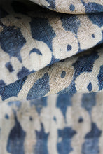 Load image into Gallery viewer, Natural Dye Block Print Silk Fabric
