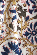 Load image into Gallery viewer, Natural Dye Block Print Cotton Fabric