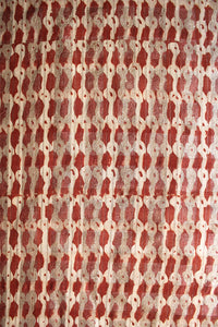 Natural Dye Block Print Silk Fabric