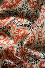 Load image into Gallery viewer, Natural Dye Block Print Cotton Fabric