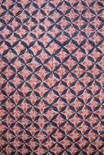 Load image into Gallery viewer, Natural Dye Block Print Cotton Fabric