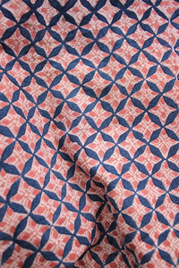 Natural Dye Block Print Cotton Fabric