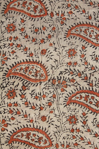 Natural Dye Block Print Cotton Fabric