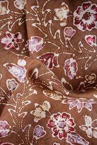 Natural Dye Batik Silk Stole