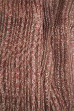 Load image into Gallery viewer, Natural Dye Block Print Silk Fabric