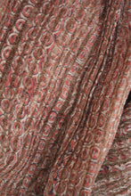 Load image into Gallery viewer, Natural Dye Block Print Silk Fabric