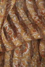 Load image into Gallery viewer, Natural Dye Block Print Silk Fabric