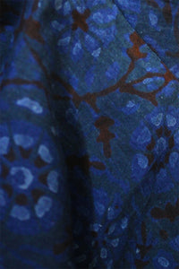 Natural Dye Block Print Cotton Fabric