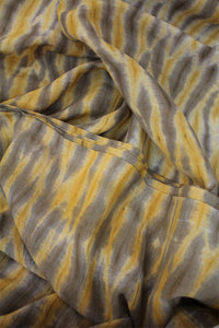 Natural Dye Shibori Cotton x Silk Fabric