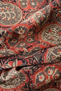 Natural Dye Block Print Cotton Fabric