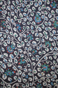 Natural Dye Hand-Painted Kalamkari Cotton Fabric