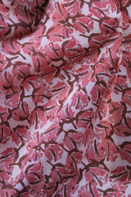 Natural Dye Block Print Cotton Fabric