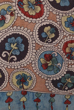 Load image into Gallery viewer, Natural Dye Hand-Painted Kalamkari Silk Stole