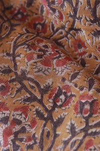 Natural Dye Block Print Cotton Fabric