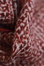 Load image into Gallery viewer, Natural Dye Block Print Filature Silk Dupatta