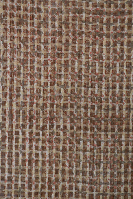 Natural Dye Block Print Filature Silk Dupatta