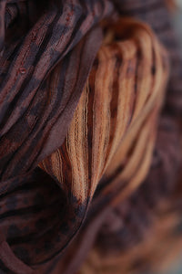 Natural Dye Shibori Filature Silk Dupatta