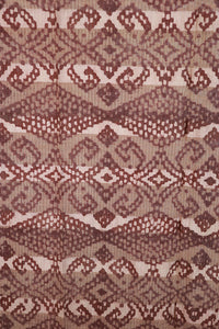 Signature Weave Natural Dye Block print Silk Dupatta