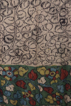 Load image into Gallery viewer, Natural Dye Hand-Painted Kalamkari Silk Stole