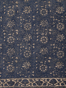 Natural Dye Block Print Silk Sari