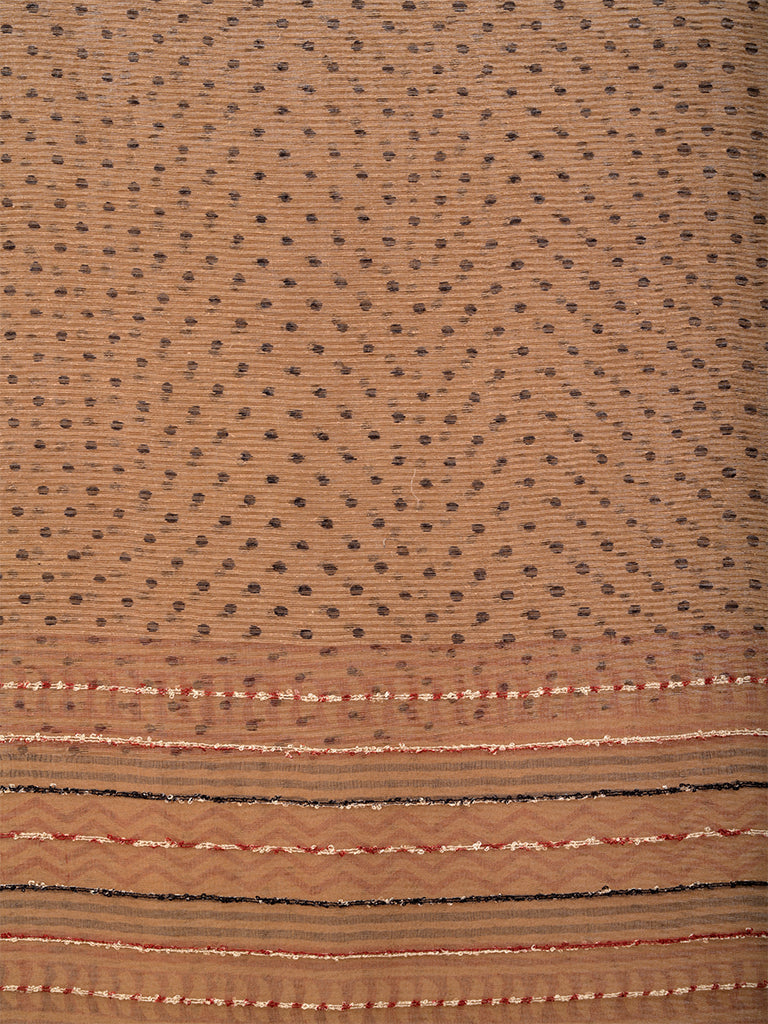 Natural Dye Block Print Silk Sari