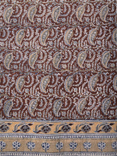 Load image into Gallery viewer, Natural Dye Block Print Cotton Sari