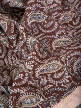 Load image into Gallery viewer, Natural Dye Block Print Cotton Sari